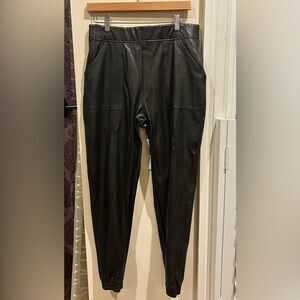 NWOT Spanx faux leather joggers